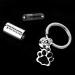  CTDMJ Stainless Steel Dog Paw Cremation Urn Keyring Small Urns for Ashes Ashes Urn Mini Cremation Urn Memorial Ashes Keepsake Keychain Pet Charms Locket Pendant Cremation Jewellery for Ashes - Buy Online on SooperMarket.com
