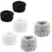 Adonop Spa Headband 9 Pack - Soft Adjustable Towel Set for Makeup and Skincare - Black/White/Gray - Buy Online on SooperMarket.com