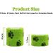 Dog Vet Wrap: 8 Rolls Self Adhesive Bandages for Paws - Breathable & Stretchable Fabric for Sprains & Swelling in 4 Colors with Paw Pattern - Buy Online on SooperMarket.com