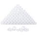 Huayue 80 pieces empty transparent cosmetics doses set cream can empty cans Ride sample container cosmetics container with lid for lip balm lotion lotion cream candles nailart glitter rhinestones