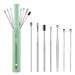 7Pcs/Set Ear Wax Pickers Steel Earpick Wax Remover Care Ear Toolear Kit Earwax Clean Curette Piercing Spoon Cleaner