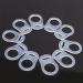 Tiuimk Transparent Silicone Pacifier Ring | Prevents Pacifier from Falling | Safe & Stylish Design for Babies - Buy Online on SooperMarket.com