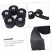 KALLORY 10pcs Hairdressing Neck Paper Stretchy Paper Neck Band Stretchy Neck Bands Disposable Scarf - Buy Online on SooperMarket.com