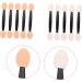 FOYTOKI 200 Pcs Double Ended Eyeshadow Brush Dual Sides Eyeshadow Sponge Eyeshadow Applicator Plastic Black - Buy Online on SooperMarket.com