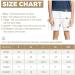 Maamgic Men's Mint Sweat Shorts - Above Knee Workout Gym Shorts with Zipper Pockets (Size Large) - Buy Online on SooperMarket.com