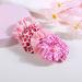 Valentine Pink Hair Scrunchies Set - 4pcs Galentine Hair Ropes & Ties | JHV31 - Buy Online on SooperMarket.com