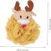 2pcs Bath Ball Shower Puff & Loofah Set | Holiday Bath Scrubber & Back Scrubber | Premium Shower Sponge Pouf - Buy Online on SooperMarket.com