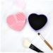 Heart Shape Color Removal Sponge & Makeup Brush Cleaning Box Pink Scrubber Mat for Eye Shadow & Makeup Brushes - Buy Online on SooperMarket.com