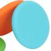 4PC Infant Tooth Toys - Soothing Silicone Chewing Rings for Gums | Sensory Caustle Bright Colors - Baby Teething Relief - Buy Online on SooperMarket.com