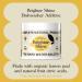 Brighter Shine - Natural Lemon Dishwasher Additive | 60 Uses Citric Acid Cleaner for Hard Water Spots Removal - Buy Online on SooperMarket.com
