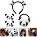 KESYOO 4Pcs Panda Headband - Cute Ear Hair Ties & Accessories for Girls | International Shipping Available - Buy Online on SooperMarket.com