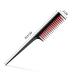 3 Piece Triple Teasing Comb Set - Rat Tail Combs for Women - Perfect for Root Teasing, Adding Volume, and Evening Styling - Black and Red - Buy Online on SooperMarket.com