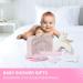 Baby Box Shop Newborn Baby Girl Gift Set - 7 New Baby Gifts with New Born Baby Essentials Unique Baby Girl Gifts Newborn - Pink Baby Hamper for New Baby Girl Gift - Newborn Girl Gifts Set - Pink M Pink - Buy Online on SooperMarket.com
