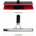 Exterior House Cleaning Brush Set with 3.6-10.8M Extension Pole with Telesextendable Pole and Window Cleaning Squeegee Tool/12Ft(3.6M) 35cm Brush Head 6M/21FT - Buy Online on SooperMarket.com