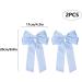 2 Pack Bow Hair Clips Pink Hair Bows for Women Girls Large Bow Clips Hair Barrette Hair Accessories(Light Blue) - Buy Online on SooperMarket.com
