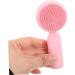 FOYTOKI Silicone Face Brush Silicone Facial Brush Face Scrubber Exfoliator Brush Exfoliate for Face Scrubber Facial Exfoliator Brush Face Silicone Scrubber Silicone Scrubber for Face 11x5cm Pink - Buy Online on SooperMarket.com