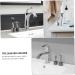 Beavorty 3-Pack Razor Holder Stand - Stainless Steel & Aluminum Alloy Safety Razor Base for Men - Travel Brush Silver - 4.3x4.3cm - International Shipping - Buy Online on SooperMarket.com