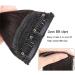 1PC Short Clip In Hair Extensions Clip in Hair Piece 2 Clips Clip in Remy Human Hair Extensions Straight Invisible Hairpin for Thinning Hair Adding Hair Volume(6inch- Dark Brown) - Buy Online on SooperMarket.com