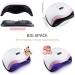 Aokyom 168W Nail Dryer Lamp with Timer and Smart Sensor for Gel Nails - UV LED Professional Nail Lamp for Finger/Toenail - LCD Display - Compatible with All Gel Polish - Buy Online on SooperMarket.com