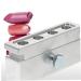 NOLITOY Aluminum Alloy 4 Hole Lipstick Mold Set | DIY Lip Tint Lip Balm & Lip Gloss Kit | Perfect Lipstick Maker Tools 10.2X4.6cm Silver - Buy Online on SooperMarket.com