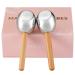 Ice Globes-Facial Skin Care Tools for Women Ice Globes for Face-Unbreakable Steel Cooling Roller Cryo Sticks for Face -Tighten Skin and Reduce Puffiness