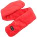 Heated Scarf - Adjustable Temperature Heating Scarf for Daily Use | Red | Best for Warmth & Comfort - Buy Online on SooperMarket.com