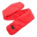 Heated Scarf Temperature Adjustment Heating Scarf for Daily Use Red