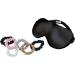 Belle De Nuit Silk Sleep Mask & Chouchou Silk Hair Scrunchies Gift Set - 100% Mulberry Silk - Toffee - Buy Online on SooperMarket.com