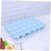 OSALADI Box Egg Holder Organizer Refrigerator Egg Holder Container Egg Tray Blue 29*19CM - Buy Online on SooperMarket.com