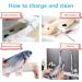 Floppy Fish Cat Toy - Interactive Catnip Toy for Indoor Cats | Realistic Plush Simulation, Washable, Perfect for Biting and Kicking | Grass Carp Design - Buy Online on SooperMarket.com