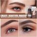 Brow Stamp Waterproof Makeup Eyebrow Powder Stencil Kit One Step Brow Stamp Shaping Kit for Grooming and Drawing Brows Reusable Eyebrow Tint Styling Tool Eye Brow Stamp with Brow Brush Cosmetic Tool - Buy Online on SooperMarket.com