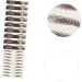 Mikinona 9 Sheets Waterproof Eyebrow Stickers Eyebrow Stickers Waterproof Brown False Eyebrows Cosmetics Hair 21x14.7cm Brown - Buy Online on SooperMarket.com