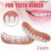 2 Pairs Dentures - Elastic and Comfortable Fake Teeth for Missing Teeth - Buy Online on SooperMarket.com