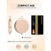Getinbulk Compact Mirror for Purse - Double-Sided 1X/2X Magnifying Metal Makeup Mirror (Round, Rose Gold) - Buy Online on SooperMarket.com