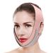 Slim face small V-facial association double chin reducer belt elastic lifting jawline shape tool for facial care hide folds (order number: K-07A)