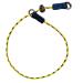 EQ K9 Slip Collar for Dog Training Handmade Choke Collar for Pulling Behaviour and Obedience Training with Strap Handle and Chrome Limiter 4mm L Breeds L ( 56cm )