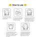 Cute Animal Mask Moisturising & Repairing Sheet Hyaluronic Acid Moisturising & Hydrating Mask - Buy Online on SooperMarket.com