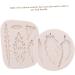 Alipis 2pcs Leaf Mold Clay Molds Cake Pops Mold Chocolate Candy Molds Silicone Mold Party Candy Mold Adorable Baking Molds Decor Small Cake Mold Chocolate Mold White Silica Gel Leaf Shape - Buy Online on SooperMarket.com