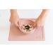 ezpz Happy Bowl (Blush) - Silicone Suction Bowl with Built-in Placemat for Toddlers - Dishwasher Safe Pink - Buy Online on SooperMarket.com