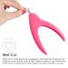 Dr.nail Acrylic Nail Clipper - Professional False Nails Cutter and Trimmer - Pink - Buy Online on SooperMarket.com