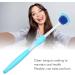 10-Piece Tongue Scraper Set - Long Handle Ergonomic Silicone Cleaning Brush for Oral Health & Fresh Breath - Blue - Buy Online on SooperMarket.com