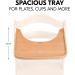 Hauck Alpha+ Wooden Tray Natural - FSC Sustainable Certified Beechwood Elevated Highchair Tray Easy to Clean - Buy Online on SooperMarket.com