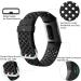 Breathable Sport Bands 3-Pack for Fitbit Charge 3/4 - Black/Navy Blue/Blue Gray - Large Size - Replacement Wristbands for Men and Women by Maledan - Buy Online on SooperMarket.com