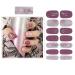 SIUSIO 112pcs Gradient Glitter Nail Wraps with Crystal Glass Nail File - Nail Polish Strips for Women and Girls in Gray - Buy Online on SooperMarket.com