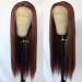 QD-Tizer 22 Reddish Brown Lace Front Wig - Long Straight, Heat Resistant, Glueless for Fashion - Buy Online on SooperMarket.com