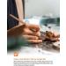 Nicpro Detail Paint Brushes 5 PCS Extra Fine Tip 000 - Professional Miniature Painting Set for Watercolor, Oil, Acrylic - Rose Gold - Buy Online on SooperMarket.com