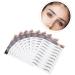 Baluue 9 Sheets Makeup Cosmetics Eyebrow Tattoos for Women Brow Makeup Grooming Shaping Authentic 21.50X14.50X0.10CM Black - Buy Online on SooperMarket.com