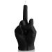 GroBro7 Middle Finger Candle Danish pastel fragrance room decoration natural soy wax pine incense sticks aromatherapy gestures for desk festival party houseewarming gift (black)
