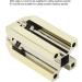 4 in 1 Eyebrow Pencil Sharpener Duckbill Shape Sharpener Cosmetic Makeup Pencil Sharpener Universal Sharpener for All Wooden and Plastic Pencil Sizes Essential Tool for Girls Makeup Gold - Buy Online on SooperMarket.com