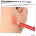 PLAFOPE 1 Set smudge proof eyebrow pencil red wood brow pencil dark brown eye brow pencil 1 count (Pack of 1) Red - Buy Online on SooperMarket.com